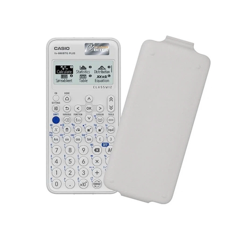 Máy tính Casio FX-880BTG Plus trắng-BT