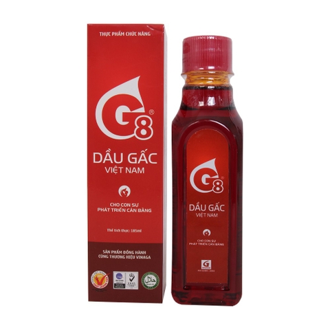 Dầu gấc Việt Nam G8 185ml