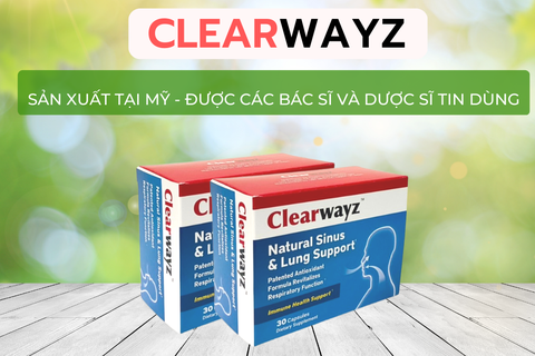 CLEARWAYZ - Trợ thủ đường thở và bệnh hô hấp mạn tính