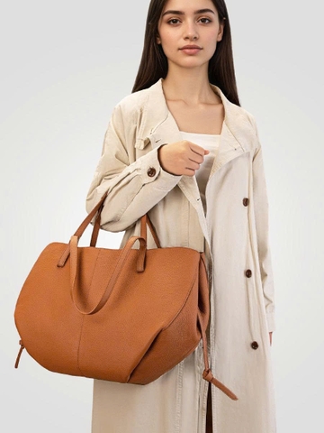 Túi tote da bò lớp một cao cấp – Phong cách đơn giản, đa năng cho mẹ và con TX213250