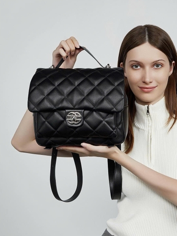 Túi Chanel nhỏ da thật cao cấp họa tiết kim cương – 2025 TX218250