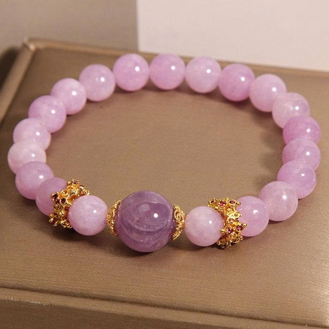 Vòng Tay Thạch Anh Tím Tự Nhiên Màu Oải Hương – Sang Trọng, Tinh Tế TS184250