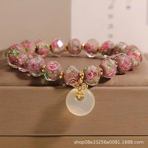 VÒNG TAY THỦY TINH PHONG CÁCH TRUNG HOA - SANG TRỌNG & TINH TẾ TS181250
