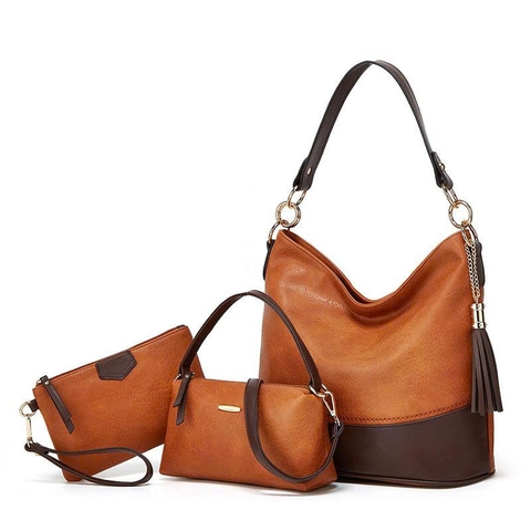 Túi Xách Nữ Dung Tích Lớn 2025 – Bộ Túi Mẹ & Bé Đa Năng Thu Đông | Đeo Chéo – Đeo Vai – Thời Trang Cao Cấp (PU) TX284250