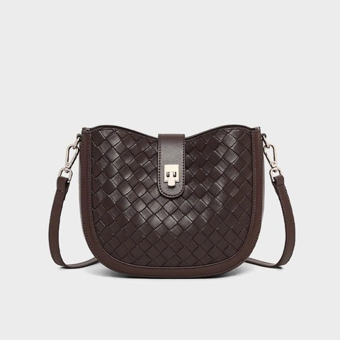 Túi đeo vai da thật mùa túi xách đi làm bằng vải dệt thời trang cao cấp TX255250