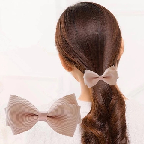 Kẹp nơ Hồng xinh gọn