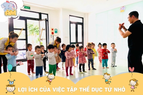 LỢI ÍCH CỦA VIỆC CHO TRẺ TẬP THỂ DỤC TỪ NHỎ  