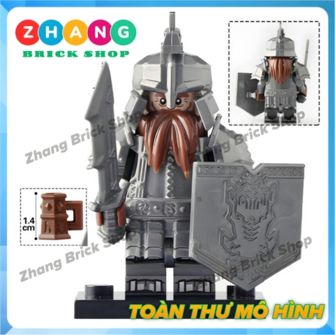Xếp hình Lord of the Rings Dwarves Warriors Tộc chiến binh người lùn Hobbit Lego Minifigures

Koruit KT1040