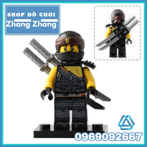 Xếp hình Ninjago Skylor - Jay - Jet Jack - Kai - Zane- Skullbreaker- Muzzle - Cole Lego Minifigures Lele A017 024