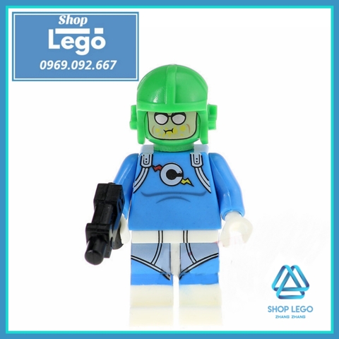 Xếp hình Thành phố Gotham Batman, Harley Quinn, Banshee, Condiment King Lego Minifigures POGO PG8100