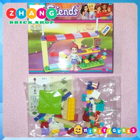 Đồ chơi xếp hình Friends búp bê Mia - Emma - Stephanie Minifigures DLP 516
