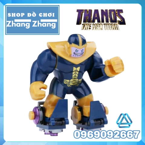 Đồ chơi Xếp hình Bigfigures Thanos Comics đại chiến vũ Marvel mới nhất Minifigures Jisi Decool 0288