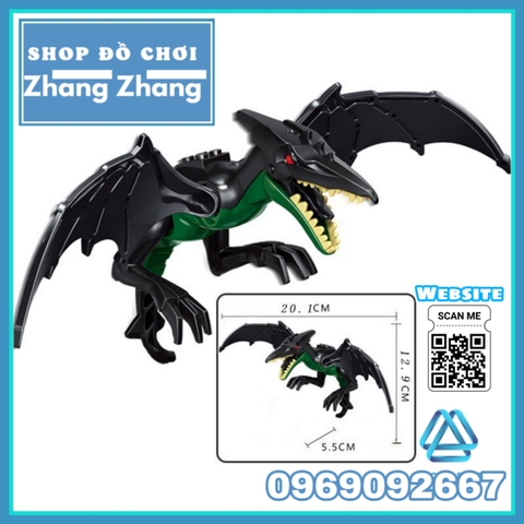 [20 cm] Xếp hình khủng long bay Raptor chúa tể bầu trời Pterizard Lego Minifigures Kopf KF813