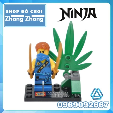 Xếp hình Ninjago Thunder Swordsman Jay Kai Lloyd Cole
Eyezor Zugu Chen Chop'rai Lego Minifigures SY272