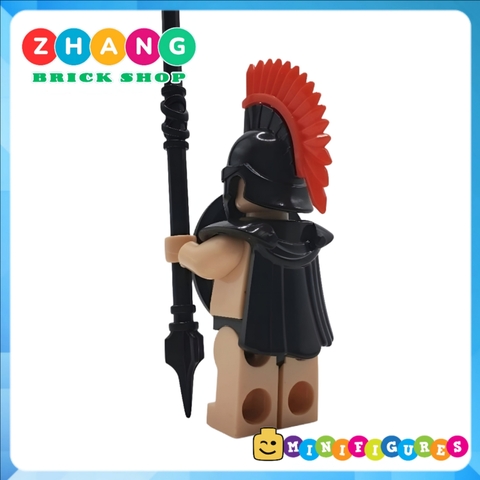 Xếp hình binh đoàn Sparta bóng tối hùng mạnh nhất thế giới Spartacus Gladiator Lego Minifigures Xinh X0164 Xh644