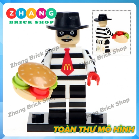 Xếp hình Batman - Vixen - Joker - Hamburglar Dormammu Captain Avalon Deadpool Spider-Man Lego Minifigures POGO PG8084