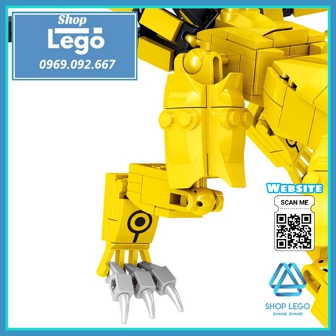 Xếp hình 429 hình Cửu Vĩ hồ Kyuubi hay Kurama trong Naruto Lego Minifigures PRCK 69631