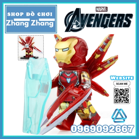 Xếp hình Avenger Thor Captain Marvel Ant man dr Strage  Wasp Scarnet Witch War Machine Iron Man Lego Minifigures Wm6063