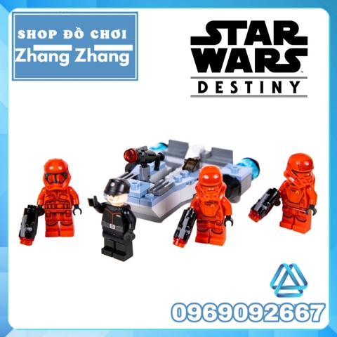 Xếp hình Star Wars First Order Trooper Battle mới nhất Lego Minifigures K-008