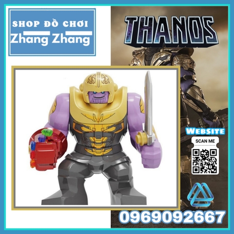 Xếp hình Thanos + Găng tay vô cực The Avengers Endgame Lego Minifigures Korf KF1129A