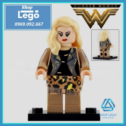 Xếp hình Wonder Woman - Cheetah - Steve Trevor Barbara Minerva Diana Ares Lego Minifigures Xinh X0288
