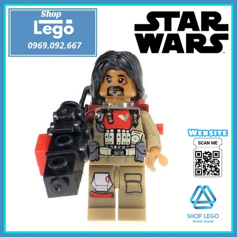 Xếp hình Star Wars Han Solo Palpatine Chirrut Imwe Obi-Wan Kenobi Darth Malgus Krennic Leia Lego Minifigures Pogo PG8024