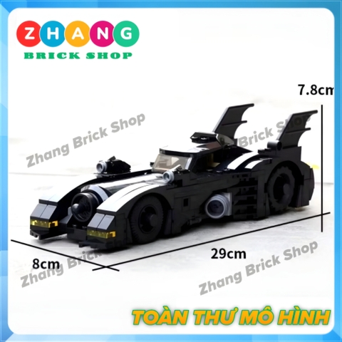 [366 hình] Xếp hình Batman siêu xe Batmobile phiên bản Limited Edition Lego Minifigures 8228