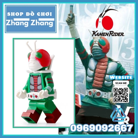 Đồ chơi xếp hình siêu nhân Kamen Raider V3 Minifigures Lele XL042