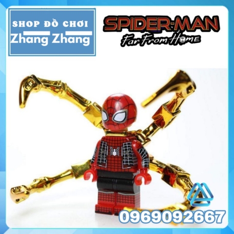 Xếp hình người nhện Spider-Man Far From home Lego Minifigures Kopf KF6090 KF1163