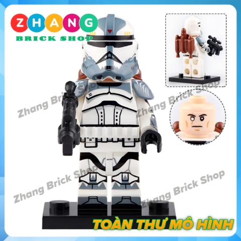 Xếp hình Star Wars Regiment - Wolf Pack - Commander Thorne - Camino Guard - Purgatory - Horn Lego Minifigures KT1043
