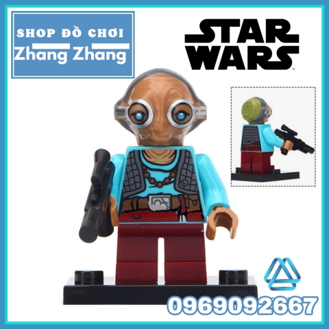 Xếp hình Star Wars Sith Trooper - Han Solo - Luke Skywalker- Snoke- George Lucas Lego Minifigures WM6039