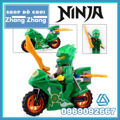 Xếp hình Ninjago Jay - Zane - Kai - Lloyd - Nya - Cole - Ice Emperor - General Vex Lego Minifigures PRCK 61015