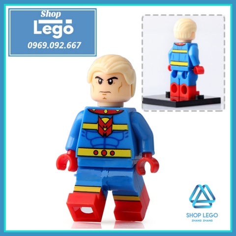 Xếp hình Justice League Wonder Woman - Superman - Cyborg - Flash - Aquaman - Batman Bizzaro Lego Minifigures Xinh X0167