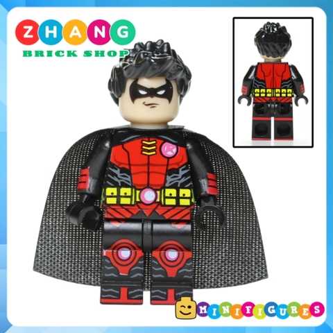 Xếp hình Deathstroke, Martian Manhunter, Flash Siêu anh hùng DC Comics Lego Minifigures POGO PG8211