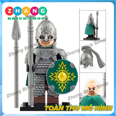 Xếp hình The Lord of the Rings chiến binh Rohan trong chúa tể những chiếc nhẫn Lego Minifigures Koruit KT1046