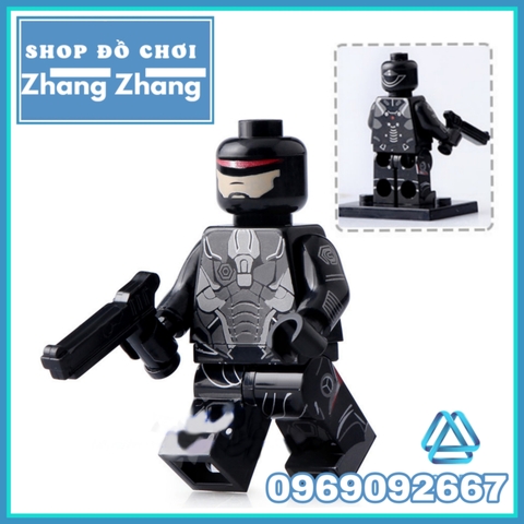 Xếp hình Robocop Cảnh sát người máy mới nhất đẹp nhất 2019 Lego Minifigures Wm WM436 wm6020