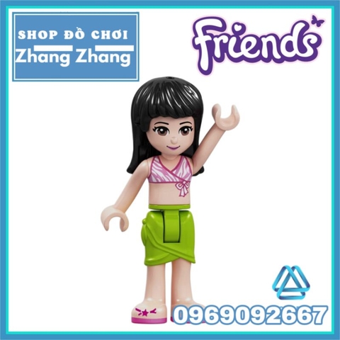 Đồ chơi xếp hình Friends Tom - Nicole - Stella Andrea - Martina James - Mia Olivia Minifigures Lele F034 041
