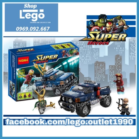 Xếp hình Loki's Cosmic Cube Escape Lego Minifigures Decool Decool7101