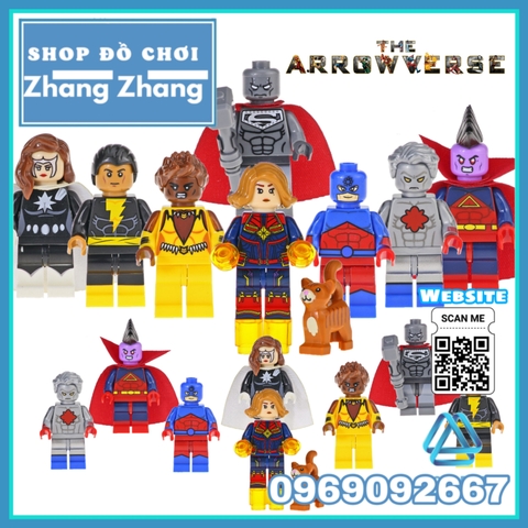 Xếp hình Captain Marvel
- Gladiator
- Captain Atom
- Black Adam
- DoctorLight
- Vixen Lego Minifigures Kopf KF6079