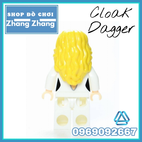 Xếp hình Cloak & Dagger Siêu anh hùng Marvel mới nhất 2020 Lego Minifigures Kopf KF572
