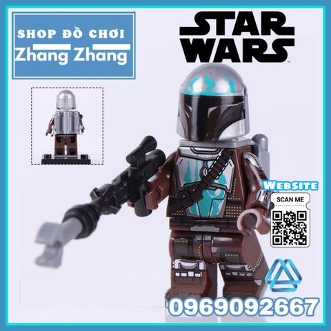 Xếp hình Star Wars The Mandalorian Mới nhất 2020 chiến tranh giữa các vì sao Lego Minifigures WM6092