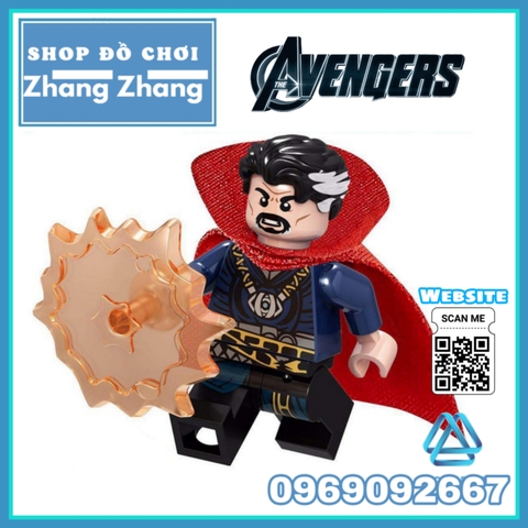 Xếp hình Iron man - Spider-man - Ebony Maw - Groot - Thor Dr Strage Black Widow Star-Lord Lego Minifigures Lele D033 040