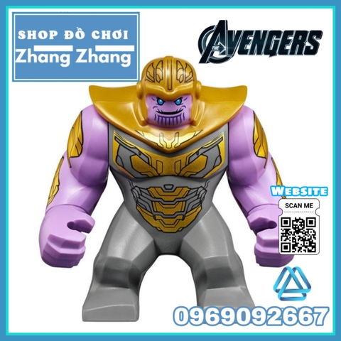 Xếp hình Avengers Nick Fury  - Thor - Iron Man - Hawkeye - Nebula - Spider Man Thanos Lego Minifigures POGO PG8250