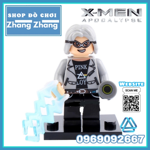 Xếp hình X-men : Apocalypse - Magneto - Archangel - Psylocke - ProfessorX - Quick Silver - Nightcrawler Lego Xinh X0115