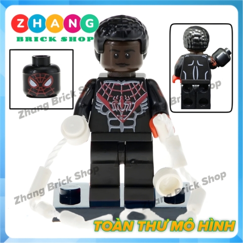 Xếp hình Agent X, Green Goblin, Spider-Armor, Miles Morales siêu anh hùng Lego Minifigures POGO PG8096