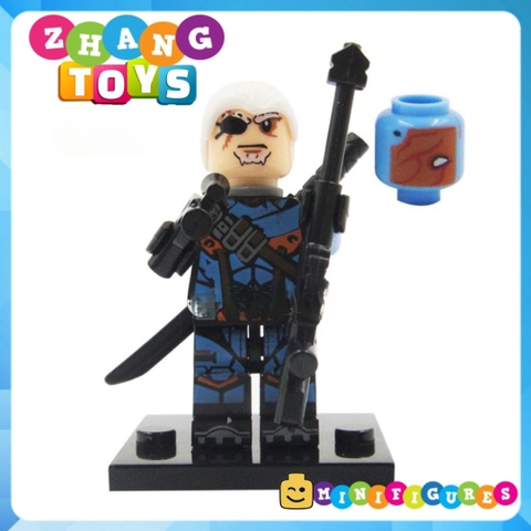 Xếp hình Justice League Batman - Wonder Woman - Luther - Deathstroke - Red Hood - Super man Lego Minifigures Xinh X0108