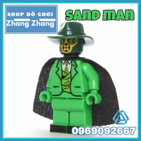 Xếp hình Sandman Wesley Dodds New Earth Lego Minifigures Kopf kf8026 KF416
