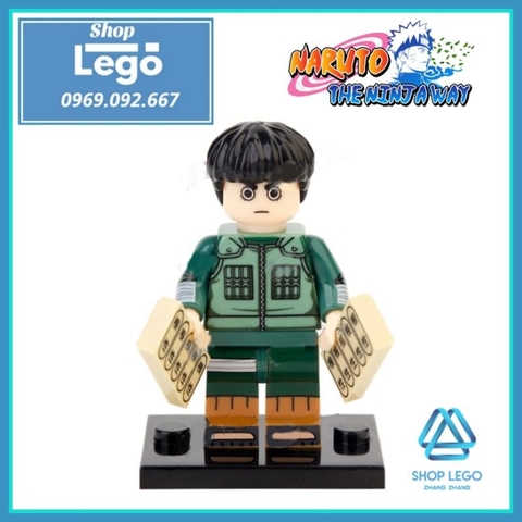 Xếp hình Naruto Neji - Might Guy - Uchiha Sasuke - Kimimaro - Kabuto - Rock Lee - Zetsu Lego Minifigures Kopf KF6126