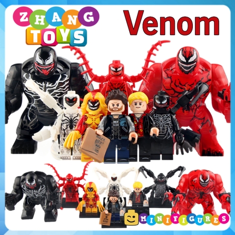 Xếp hình mô hình gồm Carnage - Cletus Kasady - Eddie Brock - Anti-Venom - Scream Lego WM6120