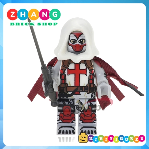 Xếp hình SPIDER MAN BATMAN X-Men Deadpool Cyclops Quasar Azrael Red Lantern Atom Mary Jane Lego Minifigures POGO pg8056